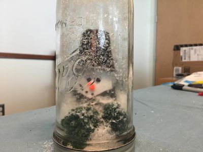Waterless Snow Globe With Recycled Keurig Cups