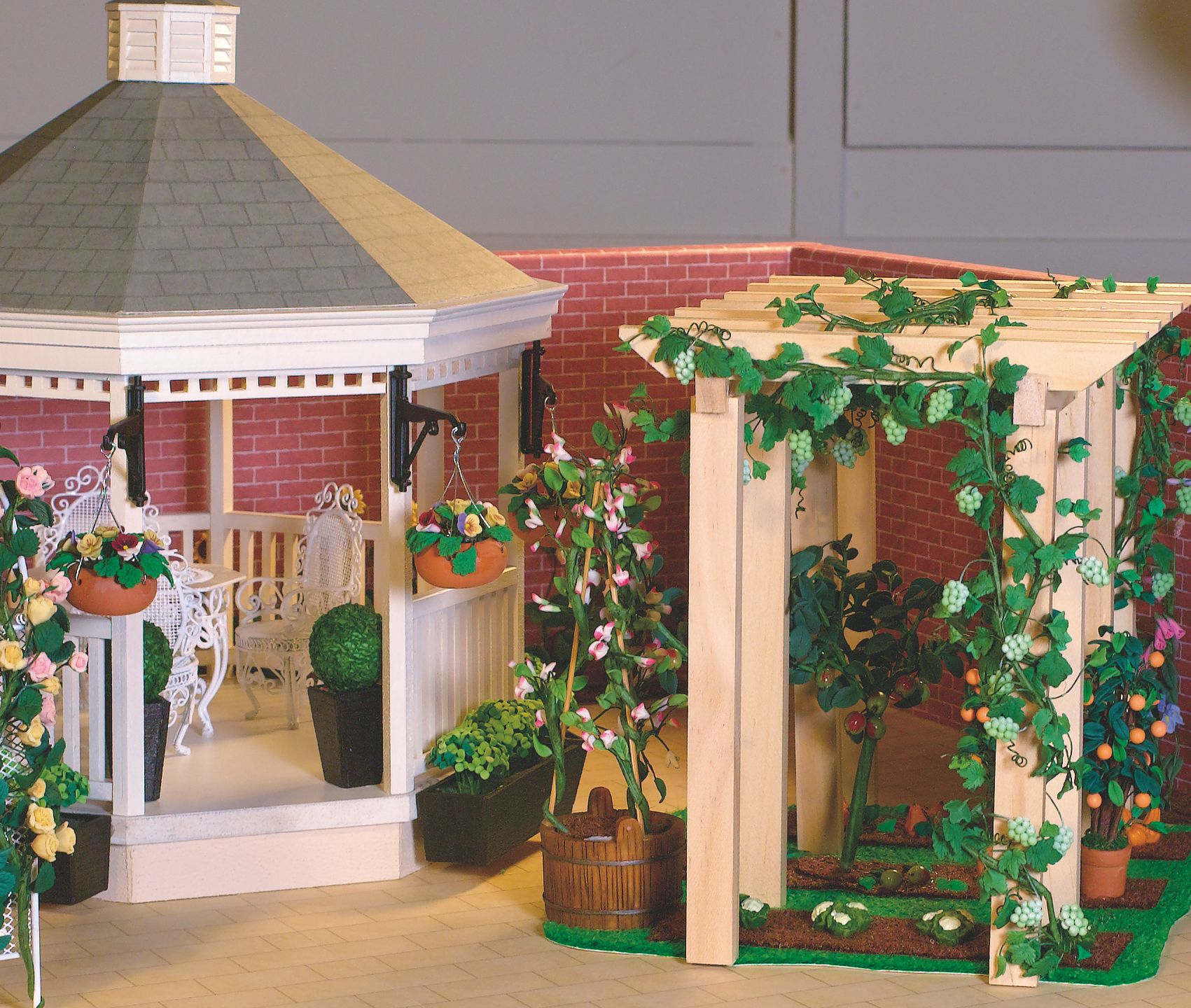 Sweet Pea Feature for a Dolls' House Tutorial