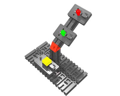 Fischertechnik LED Reaction Time Game