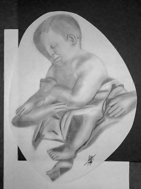 My Baby Jesus Christ Drawing