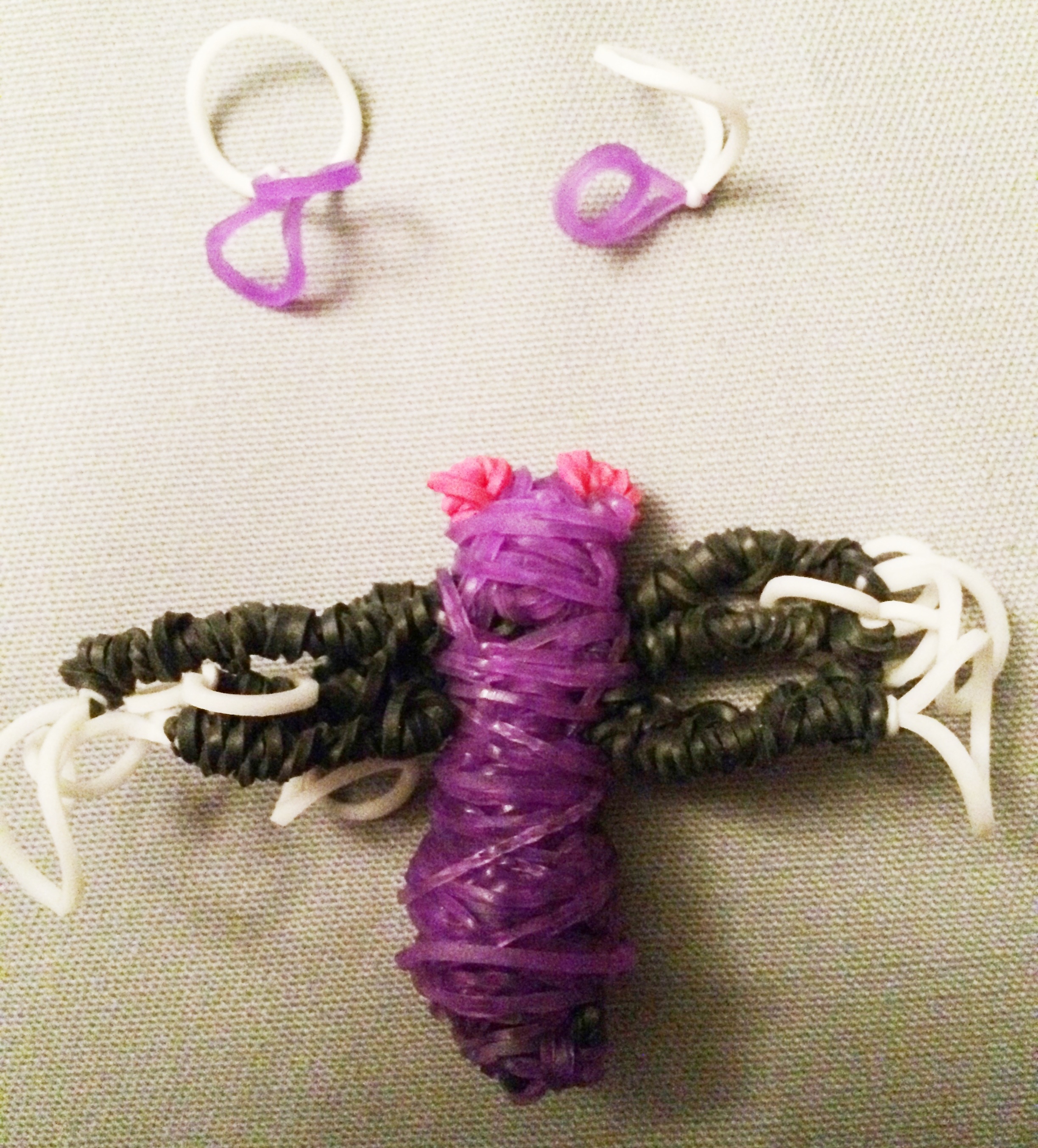 Spider Rubber Band Bracelet No Rainbow Loom Needed 6 Steps (with Pictures) Instructables