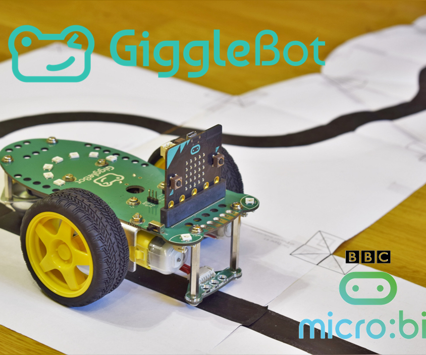 GiggleBot Line Follower Using Python