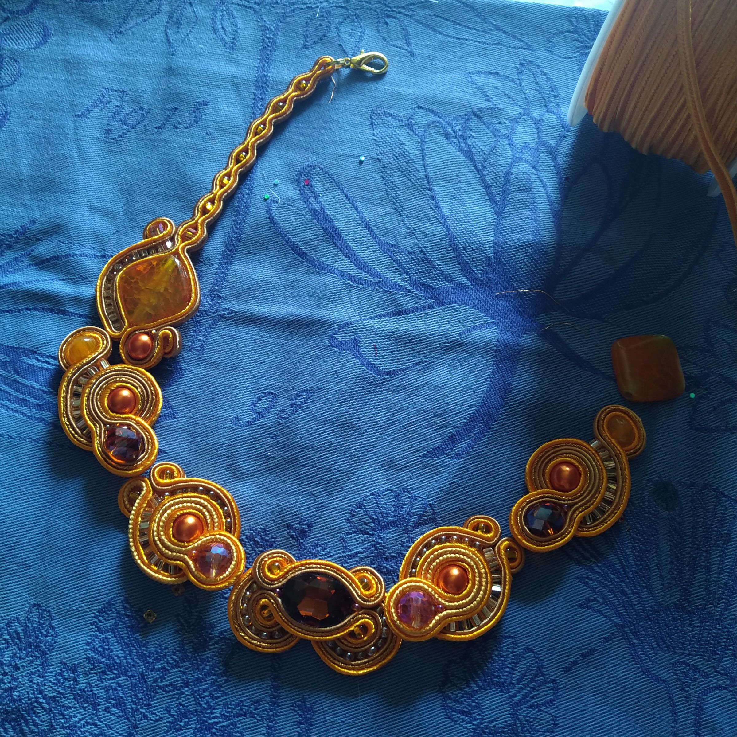 Monochrome Orange Necklace 11 Steps (with Pictures) Instructables