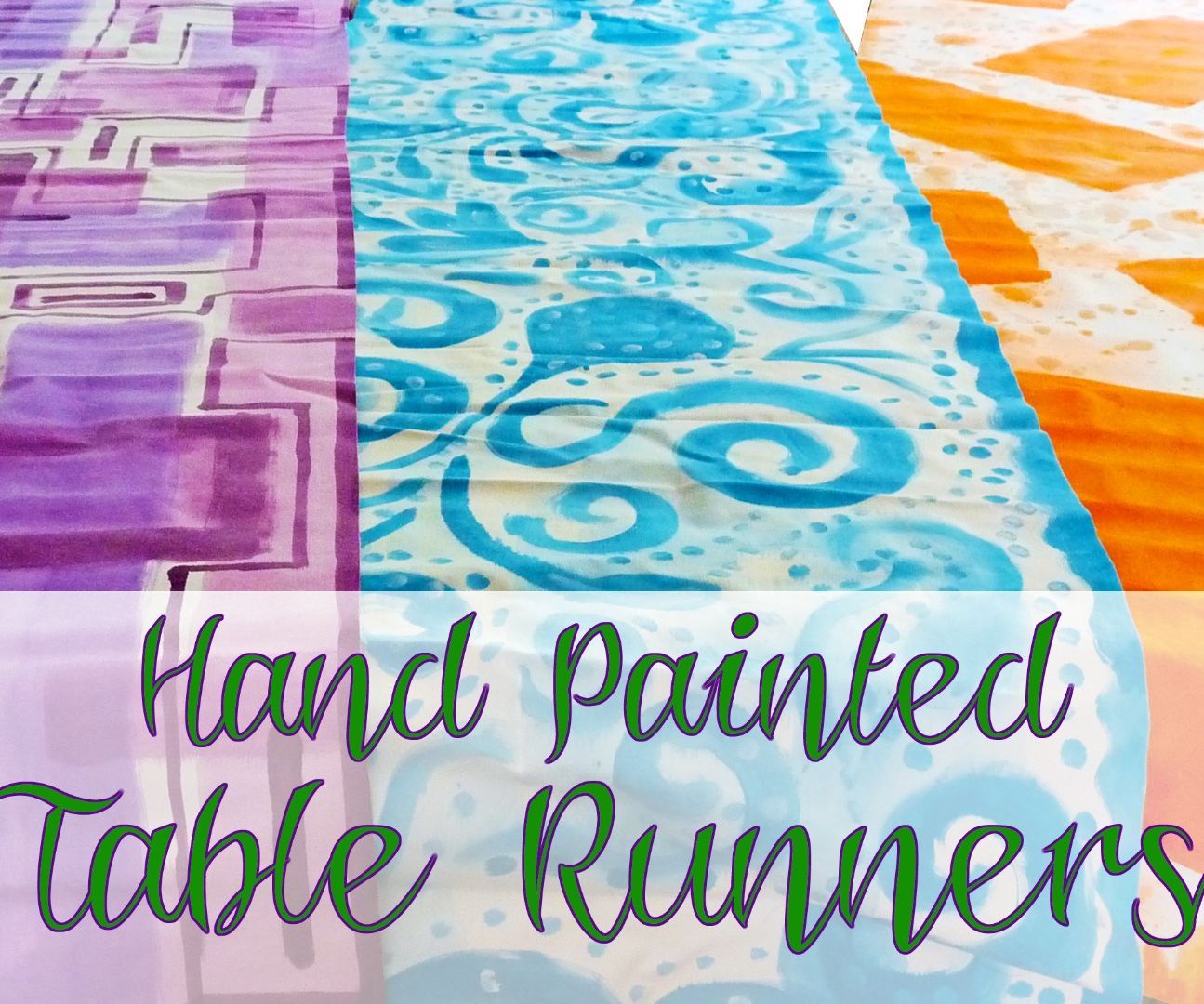 Hand Painted Table Runners