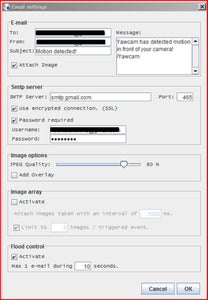 Detect Motion and Send Pictures at Same Time to Application :