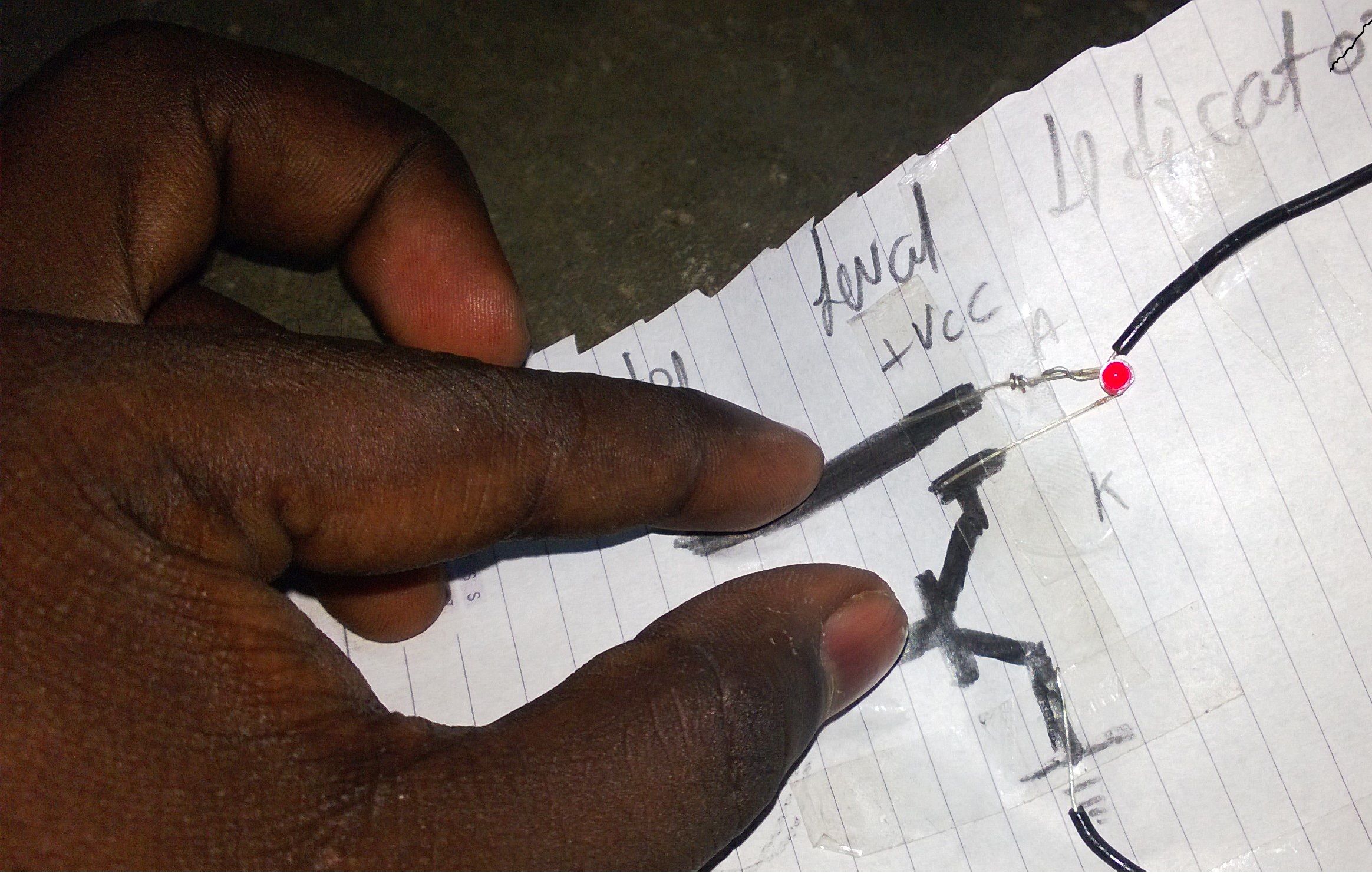 Paper Touch Switch Circuit  HACK