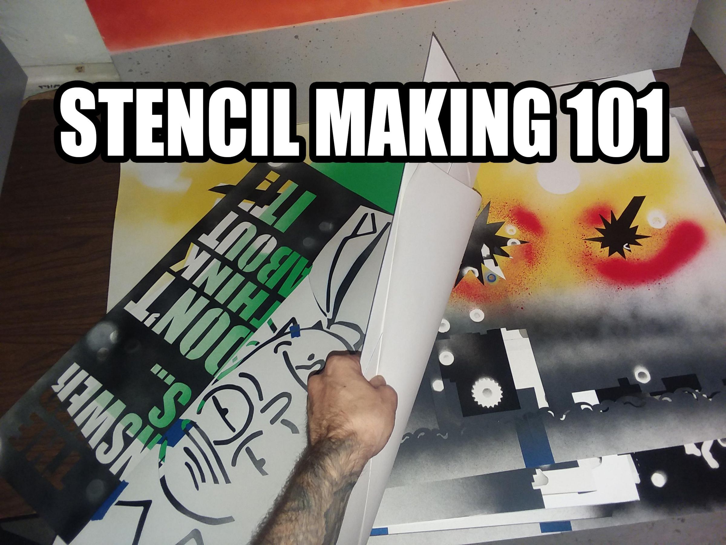 Spray Paint Stencil Making 101 5 Steps (with Pictures) Instructables