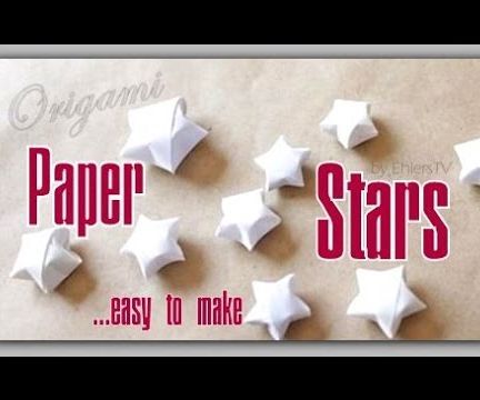 Origami 3D-Paper Stars - Easy to Make