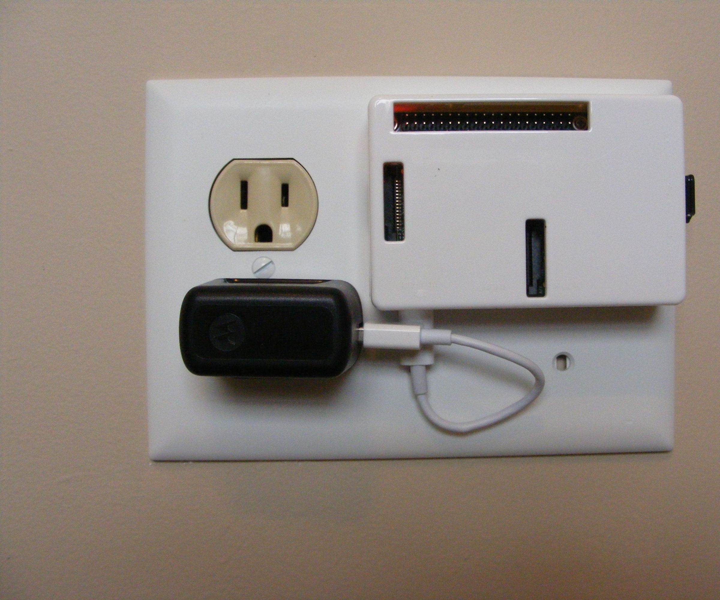 Inexpensive Wall Mounting for "Headless" Raspberry Pi