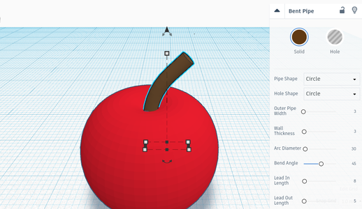 Align the Apple's Stem With It's Base
