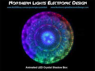 Animated LED Crystal Shadow Box