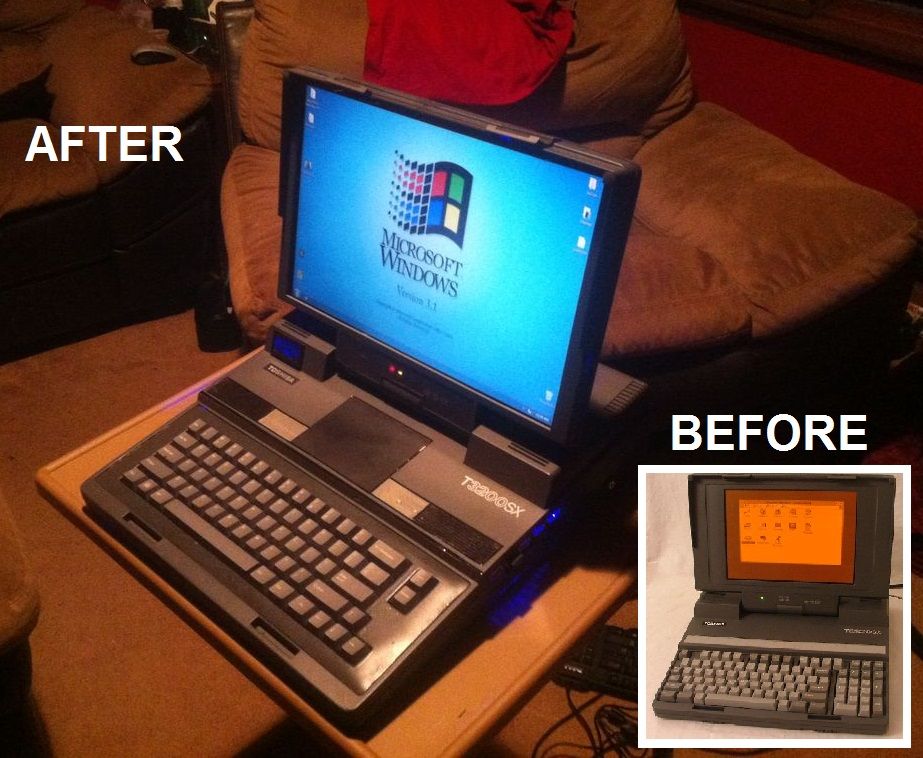 Toshiba T3200SX Portable Desktop Computer : 18 Steps - Instructables
