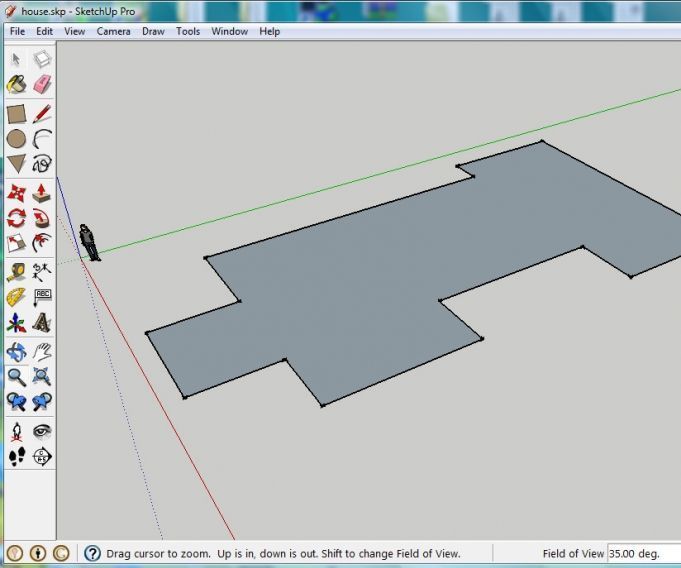 Building Your First House in Sketch Up