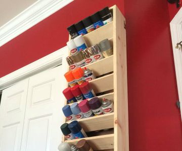 Spray Paint Rack Improvements : 5 Steps (with Pictures) - Instructables