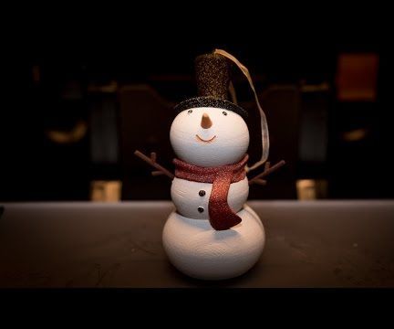 3D Print and Post Process the Cutest Snowman Ever