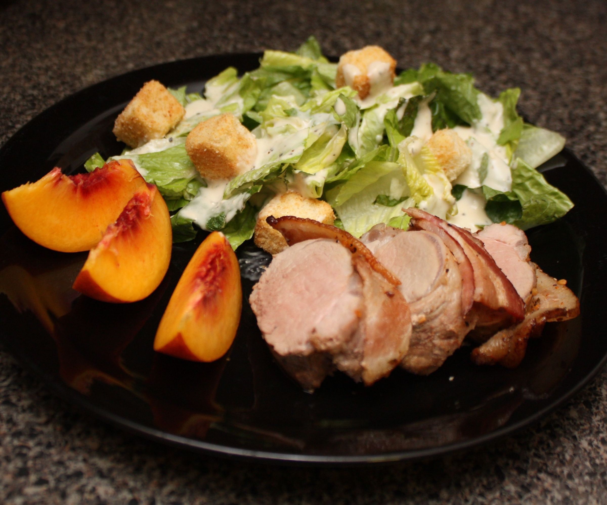 Boneless Pork Loin With Bacon Lattice