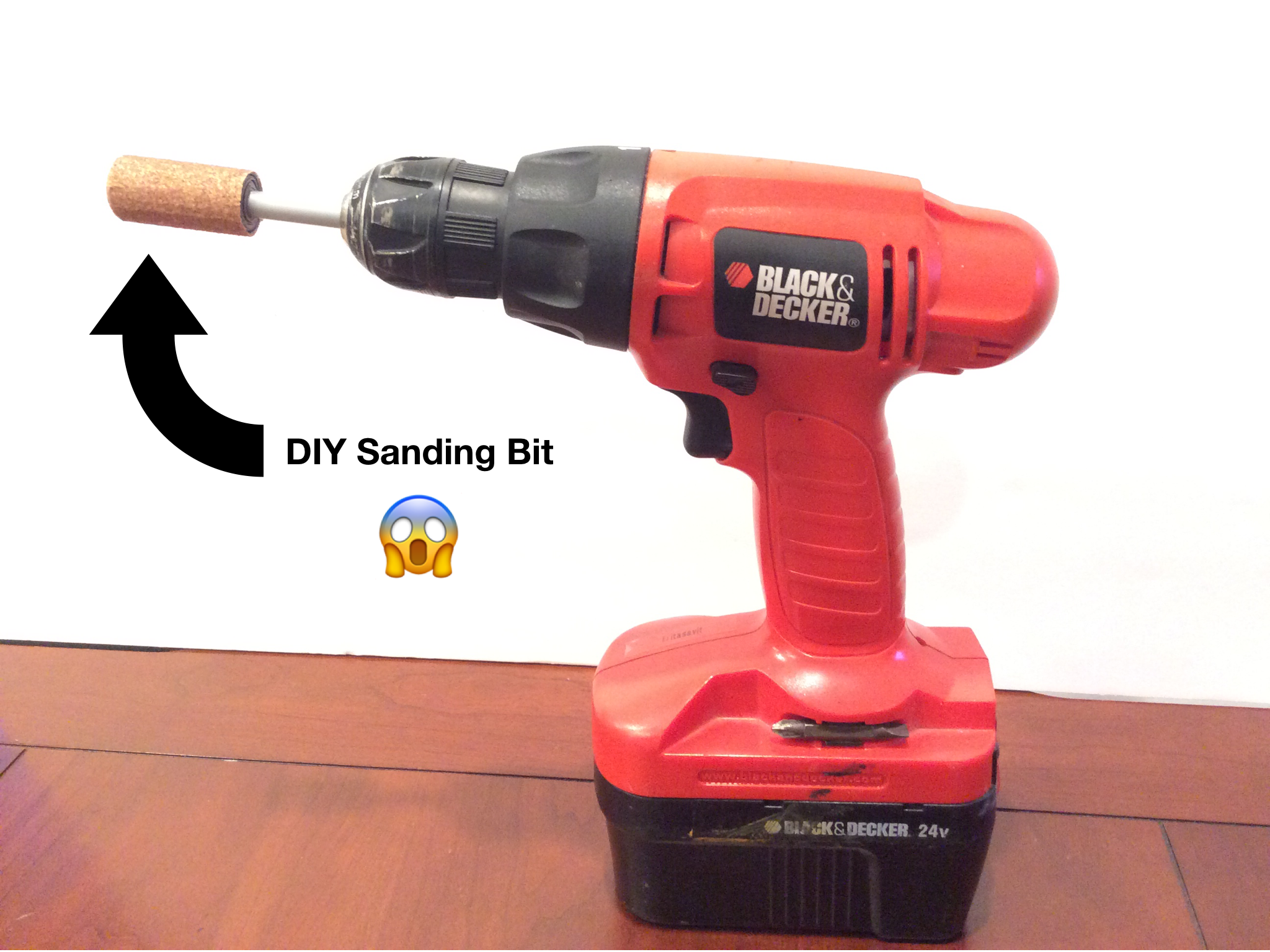 DIY Sanding Bit Hack!!! 5 Steps (with Pictures) Instructables