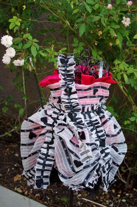 open lace back dress Alice in Wonderland