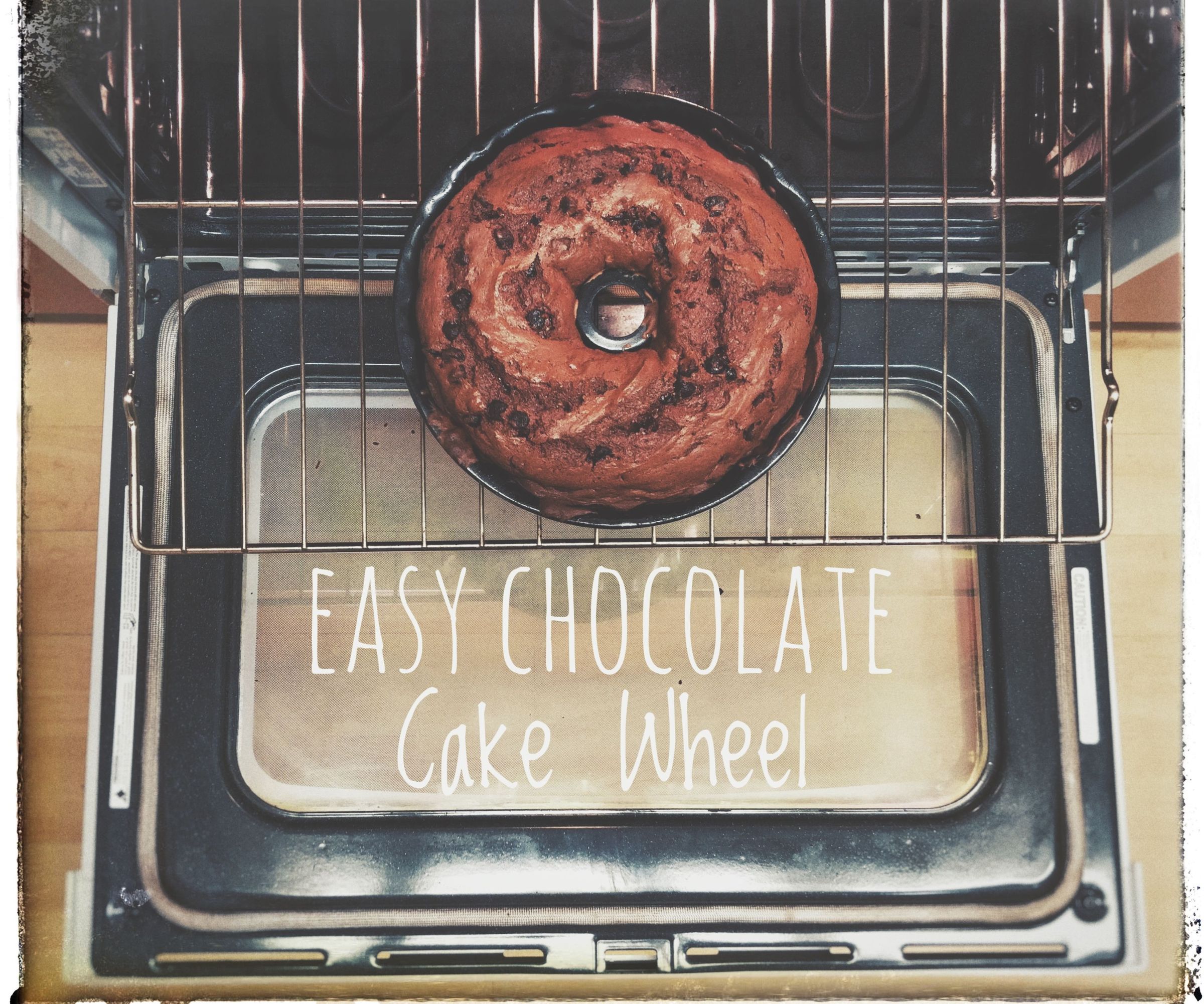 Easy Chocolate Cake Wheel