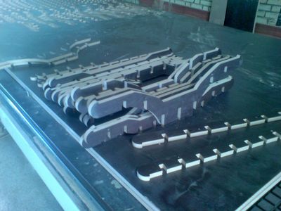 Cnc Machinery With 16 Mm MDF Sheet