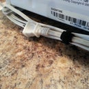 Quick Cable Tie Using Velcro Ribbon