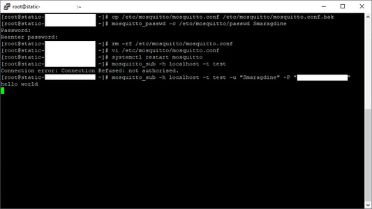 Securing "mosquitto"