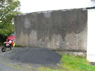 Lowering the Wall to It's Original Height.