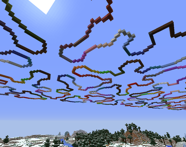 Minecraft Fractall Library A Rainbow of Fractals in Minecraft : 5 Steps - Instructables