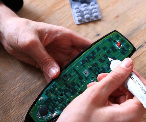 Fix a TV Remote With Electric Paint