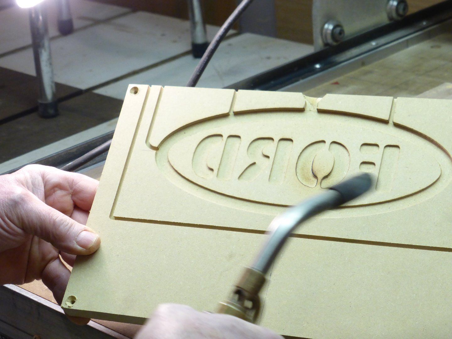 CNC Mdf Mold and Solder Casting(or How I Pimped My Ride) 8 Steps