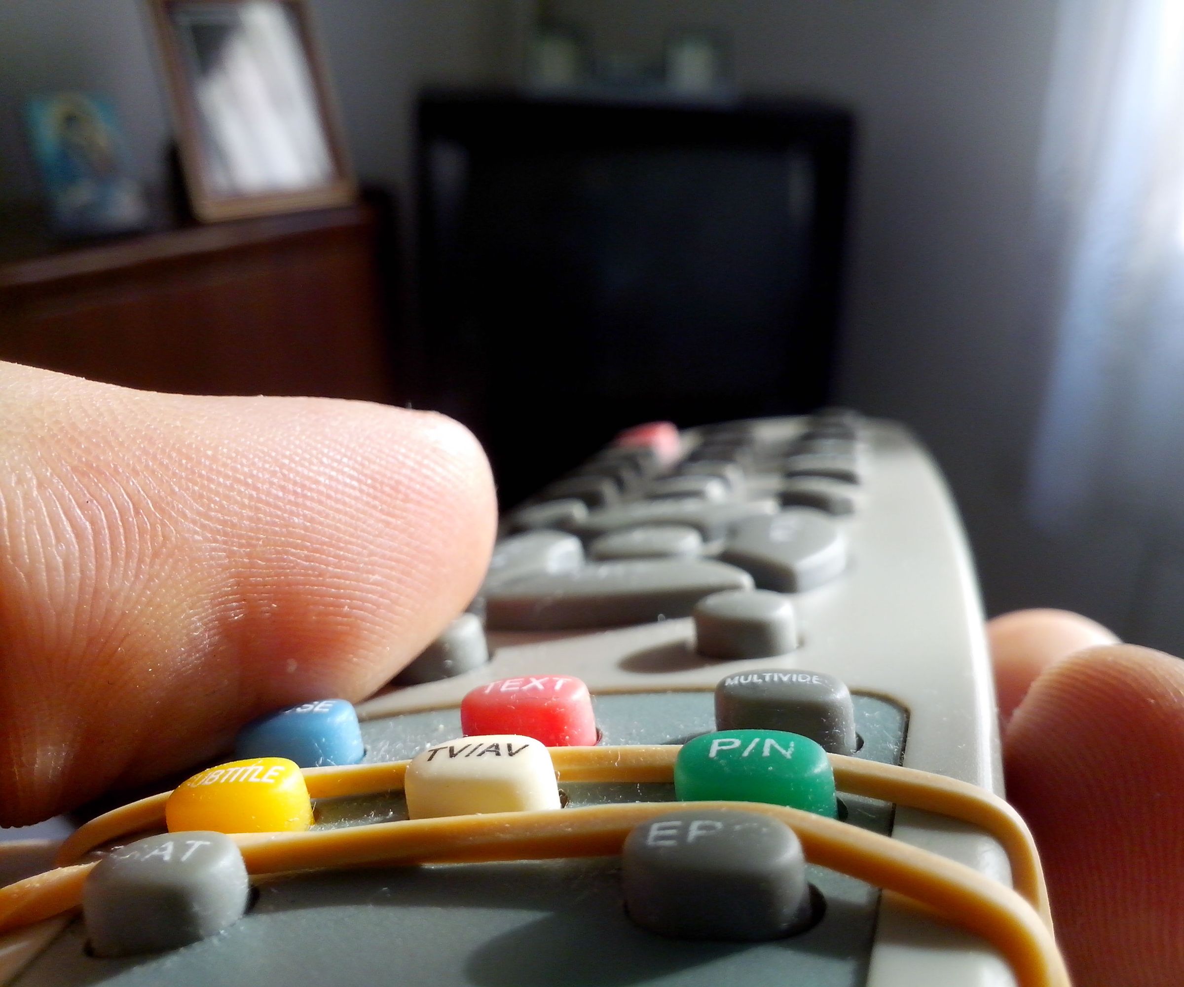 Repair a broken TV Remote battery cover