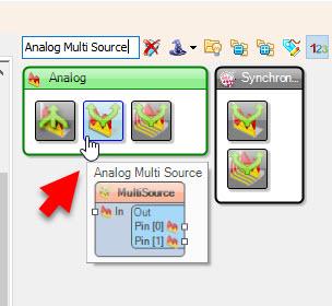 In Visuino Add Components
