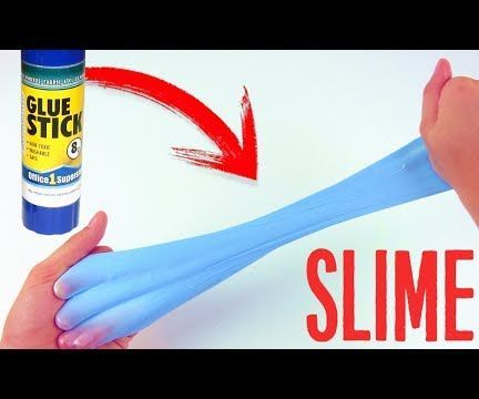 DIY FLUFFY SLIME With Glue Stick