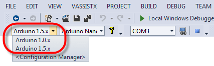 Select the IDE Version You Would Like to Use With Your Arduino Project