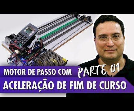 Step Motor With Acceleration and End of Stroke