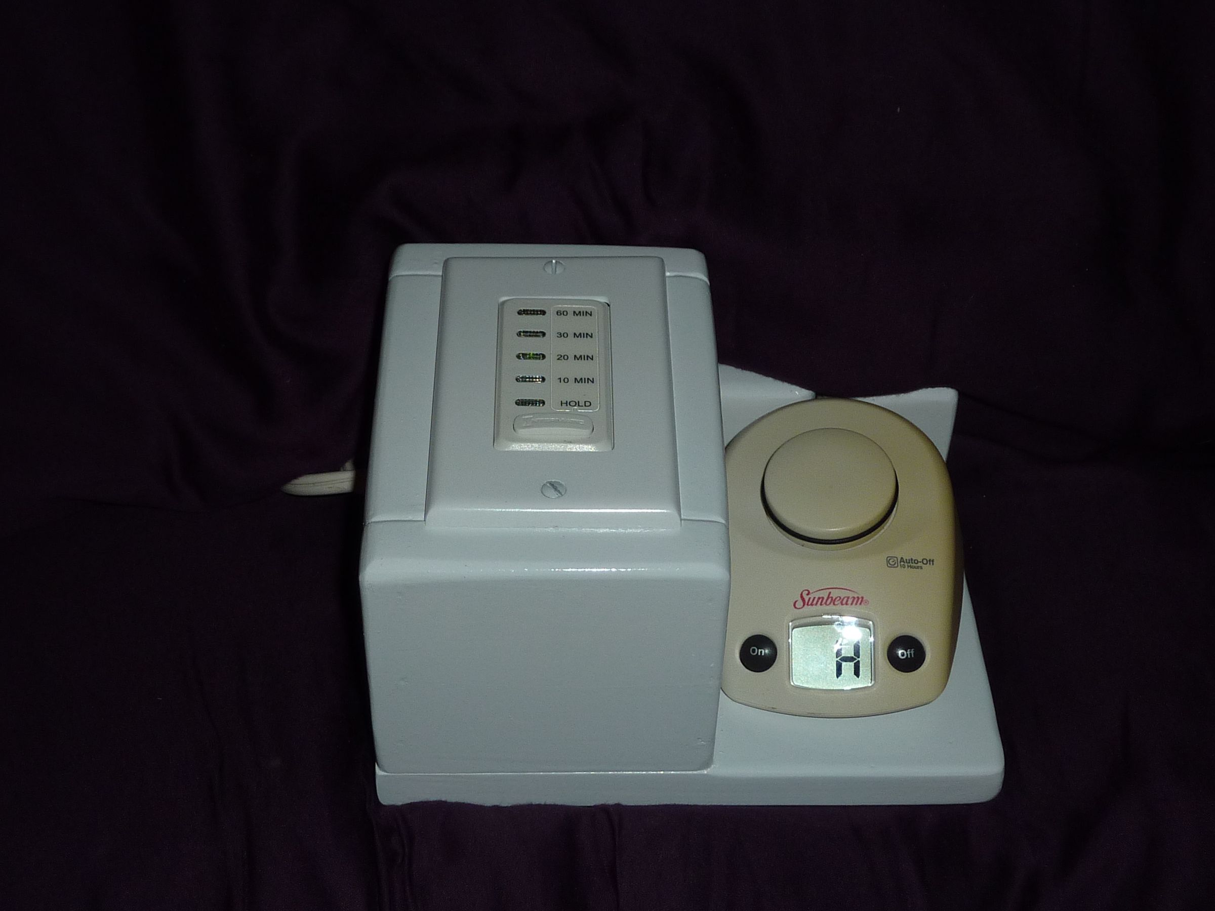 Countdown Timer or Automatic Shutoff Switch for Electric Blanket or Other Electric Device