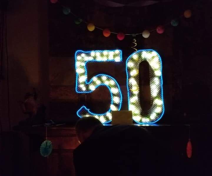 light up numbers for birthday