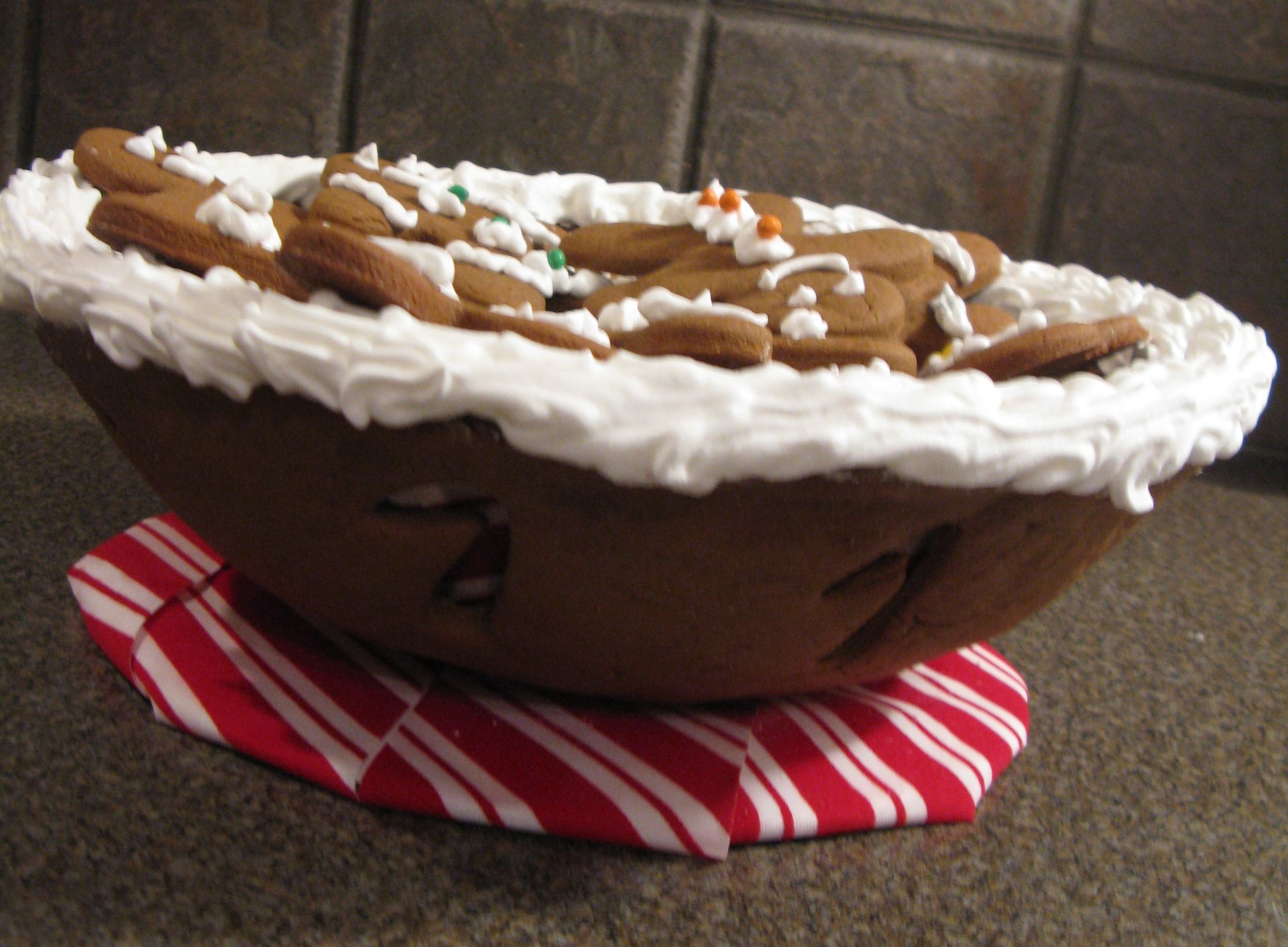 Gingerbread Cookie Bowl