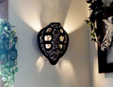 Turtle Shell Mosaic Sconce