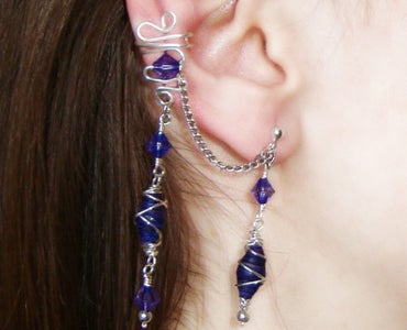 How to Make Earring Cuffs- Fab Wire Earring Tutorial