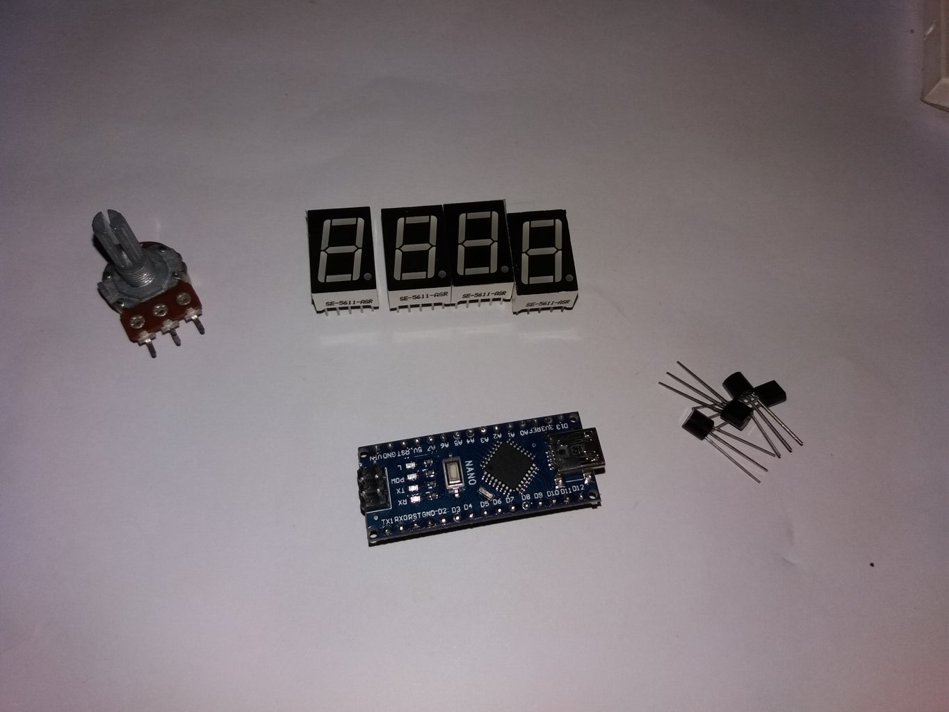 4 Digit Seven Segment With Arduino : 5 Steps (with Pictures ...