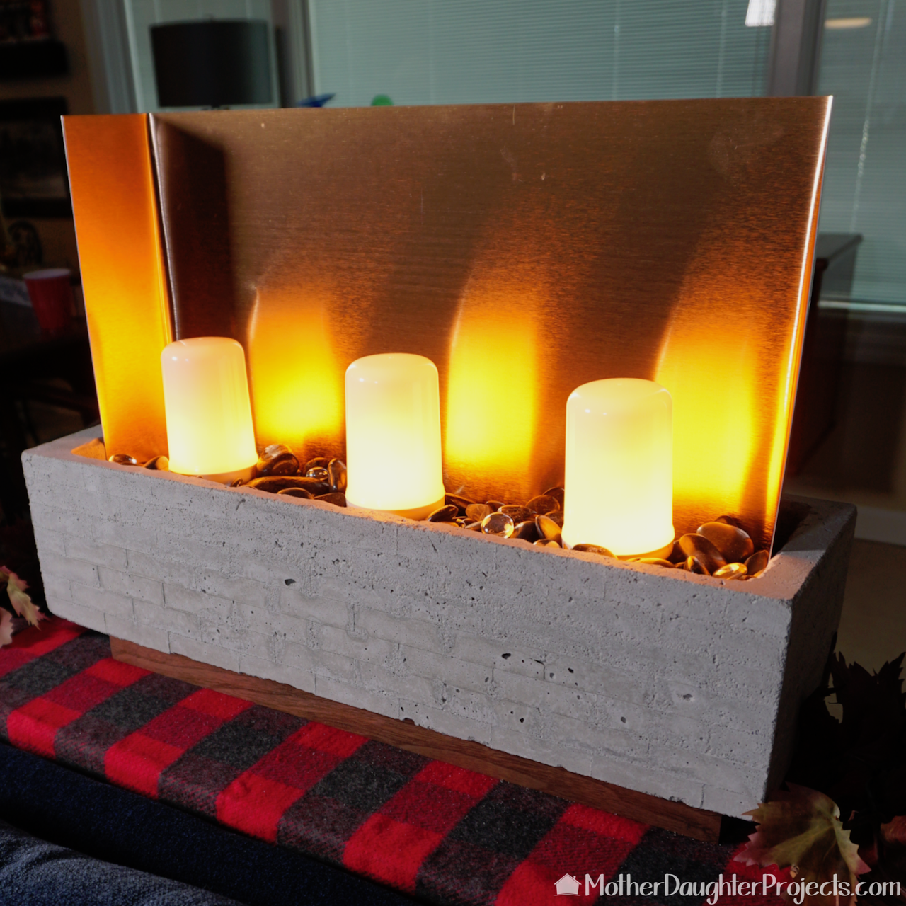 LED Concrete Tabletop Fireplace 7 Steps (with Pictures) Instructables