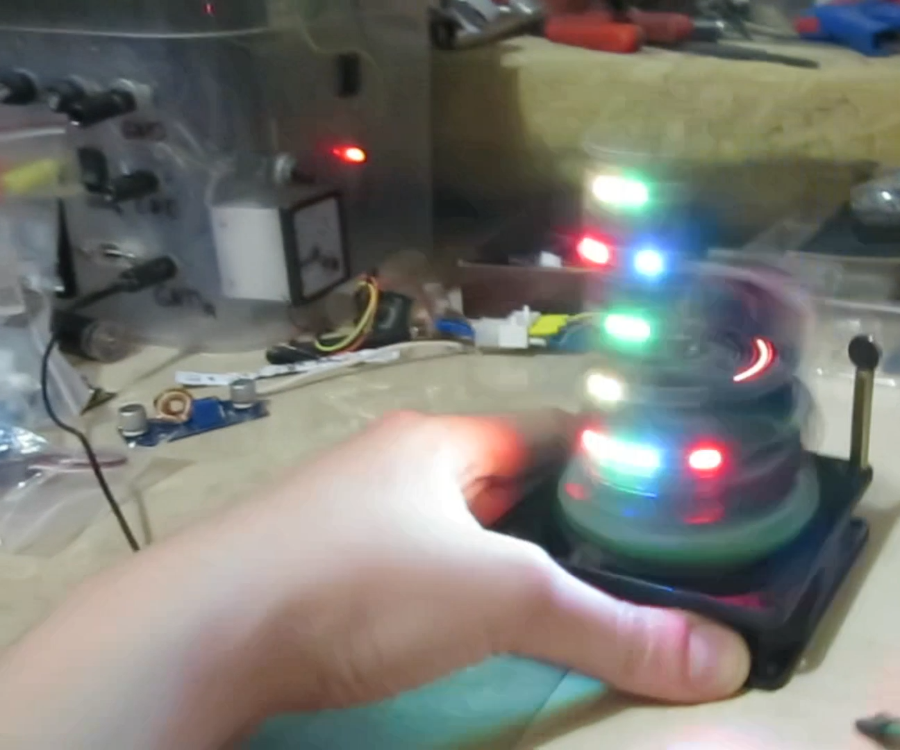 WS2811 POV Display on PC Fan 