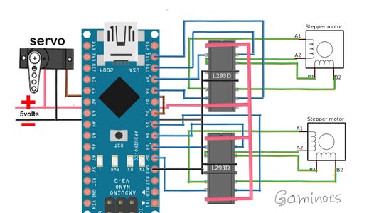 how to make homework writing machine at home Circuit Building Process