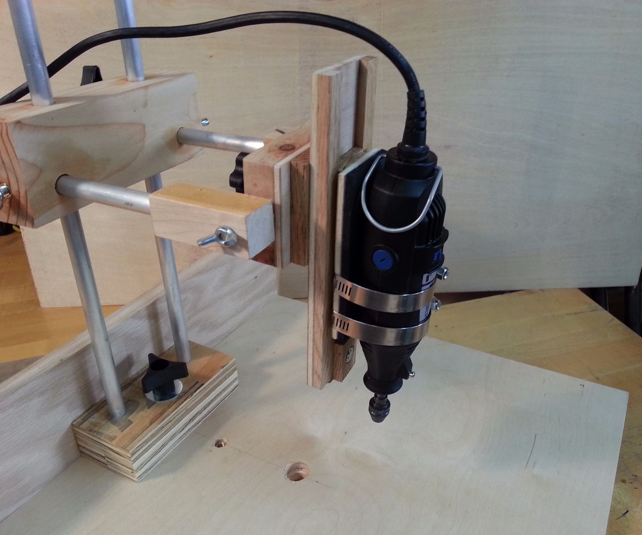 Ultimate AIO, Totally Over-Engineered, Dremel/Rotary Tool Drill Press / Sander / Grinder / Router