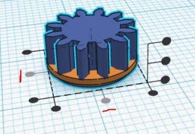 Designing Beyblade Gear in Tinkercad