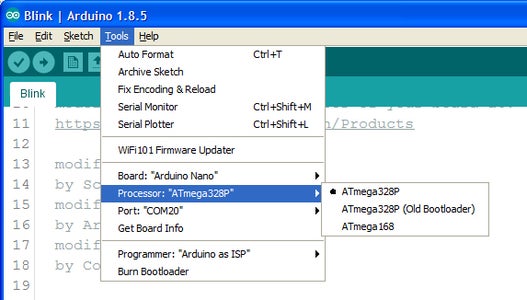 Upload Code to Arduino.