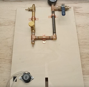 Mounting the Pump to the Backboard