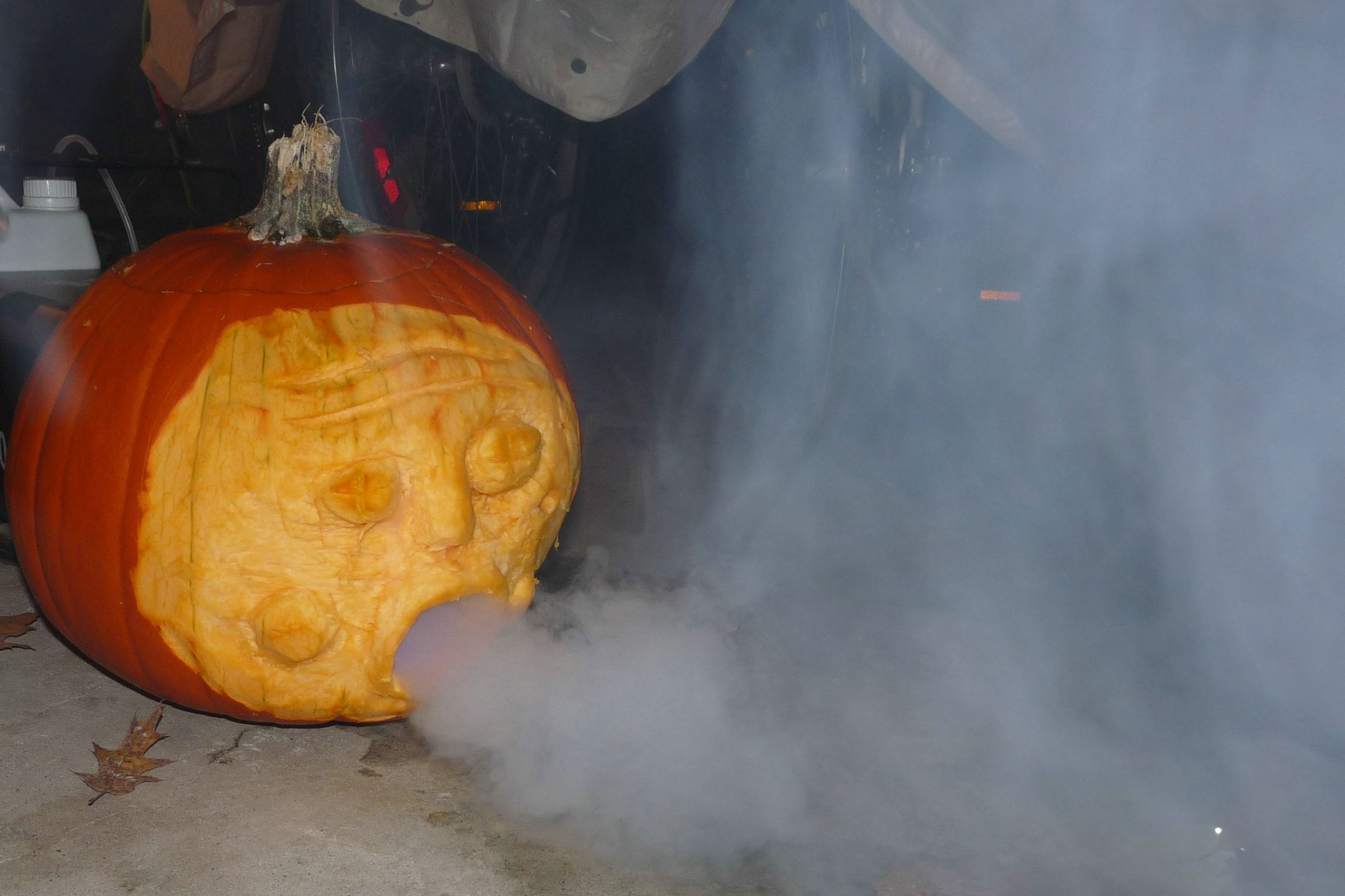 Pumpkin Fog Machine