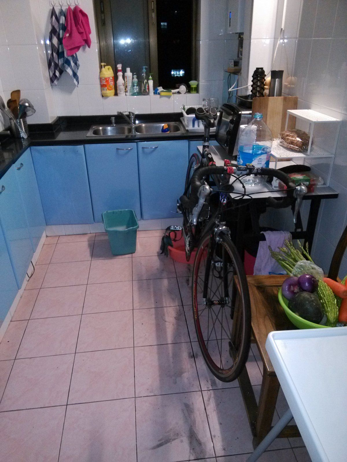 Zen and the Art of Small Apartment Bike Cleaning